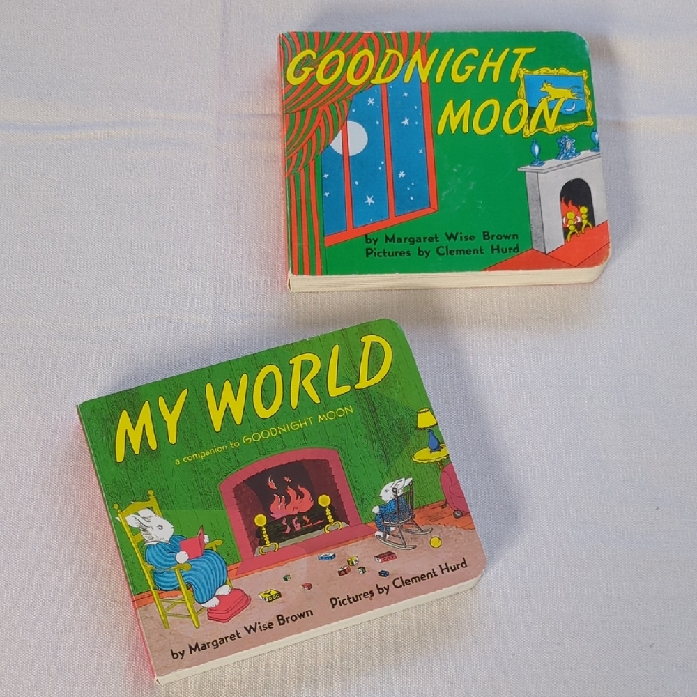 Set Of Goodnight Moon and My World Board Books